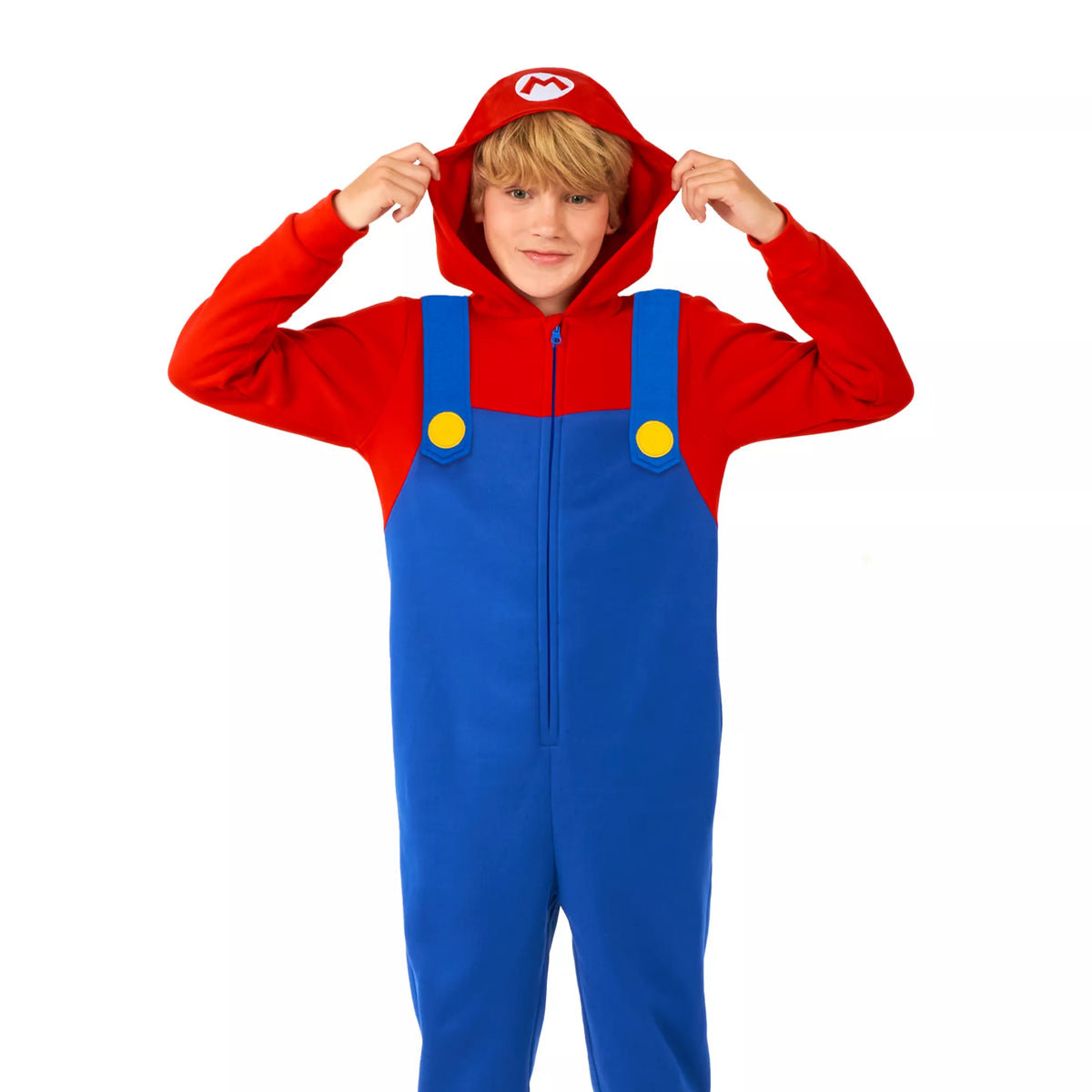 Disfraz con enterizo de Mario para niña – Super Mario Bros. - imagen 1
