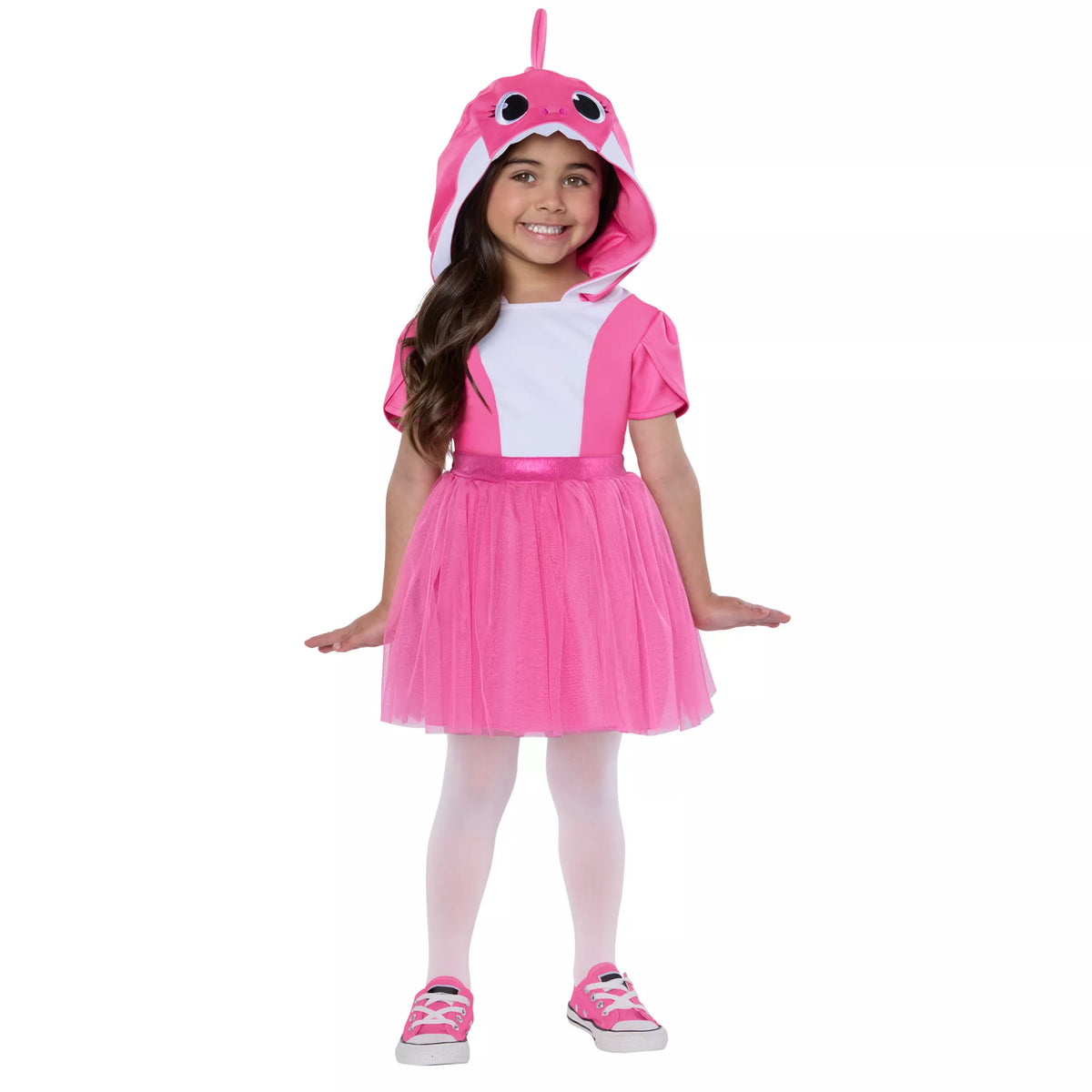 Disfraz con vestido rosa de Baby Shark para niña pequeña - imagen 1