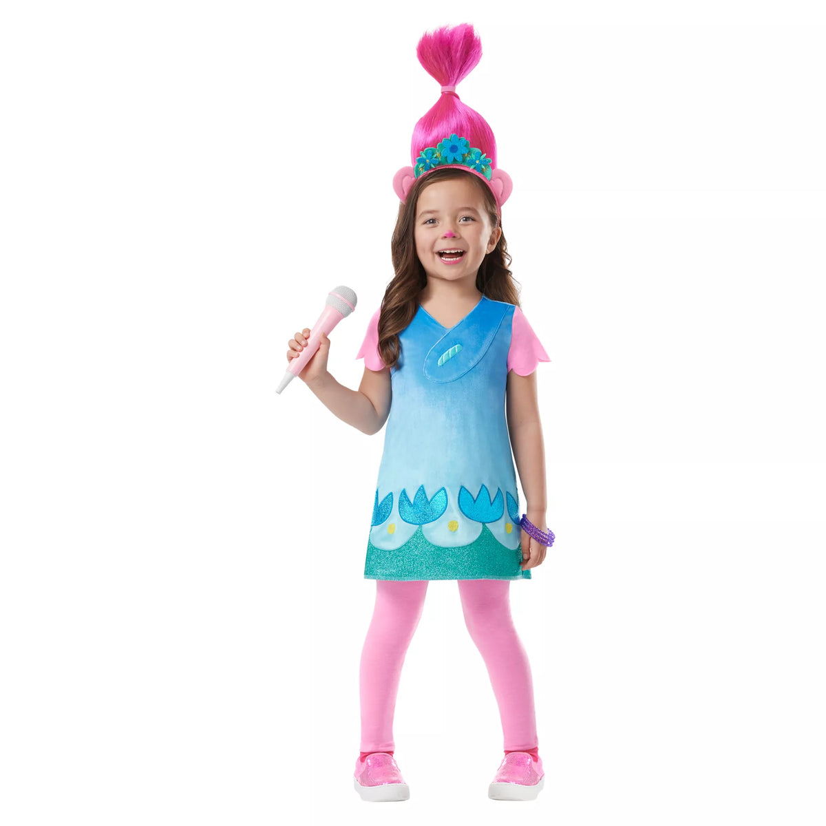 Disfraz de Poppy para niña pequeña – Trolls - imagen 1