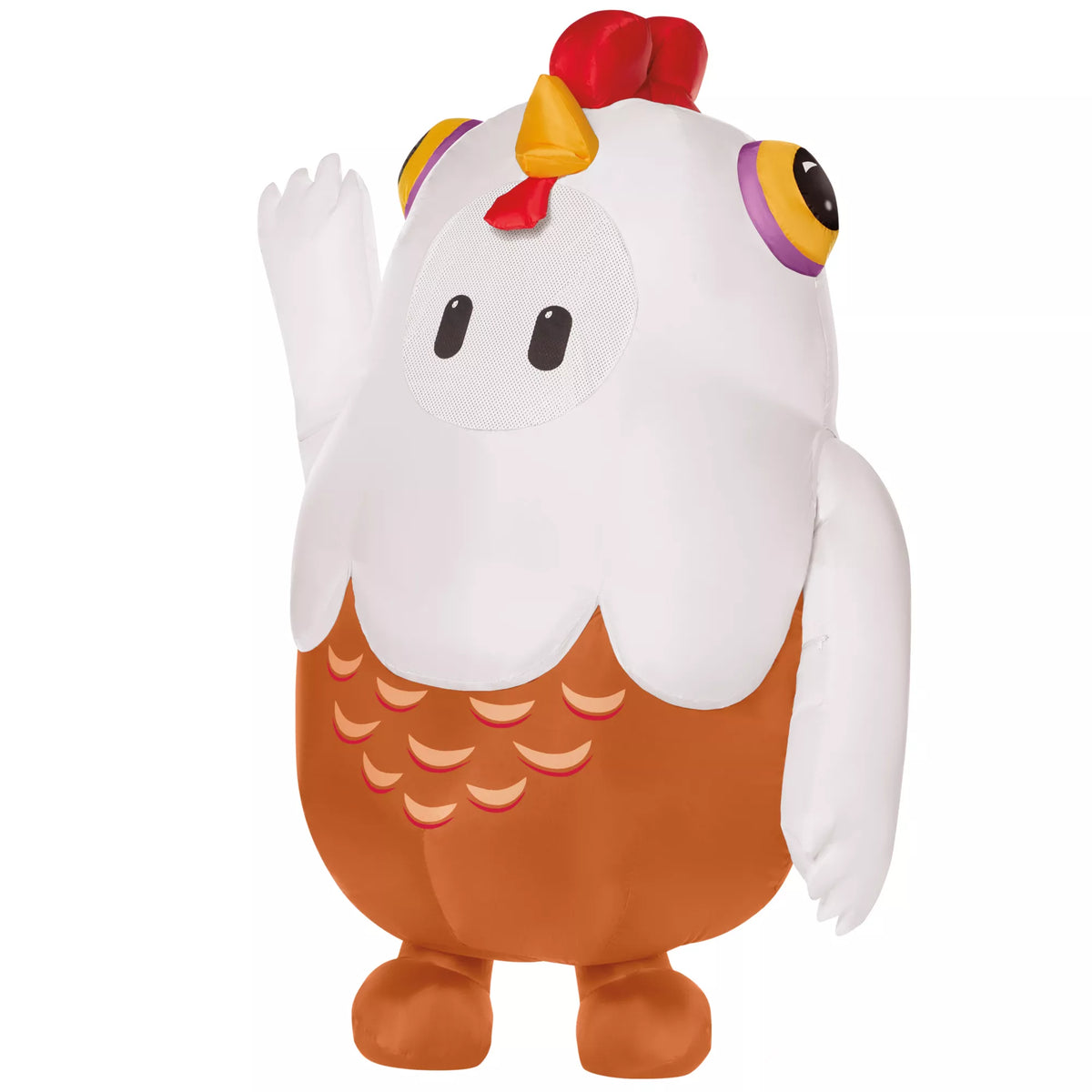 Disfraz inflable de pollo para niño – Fall Guys - imagen 1