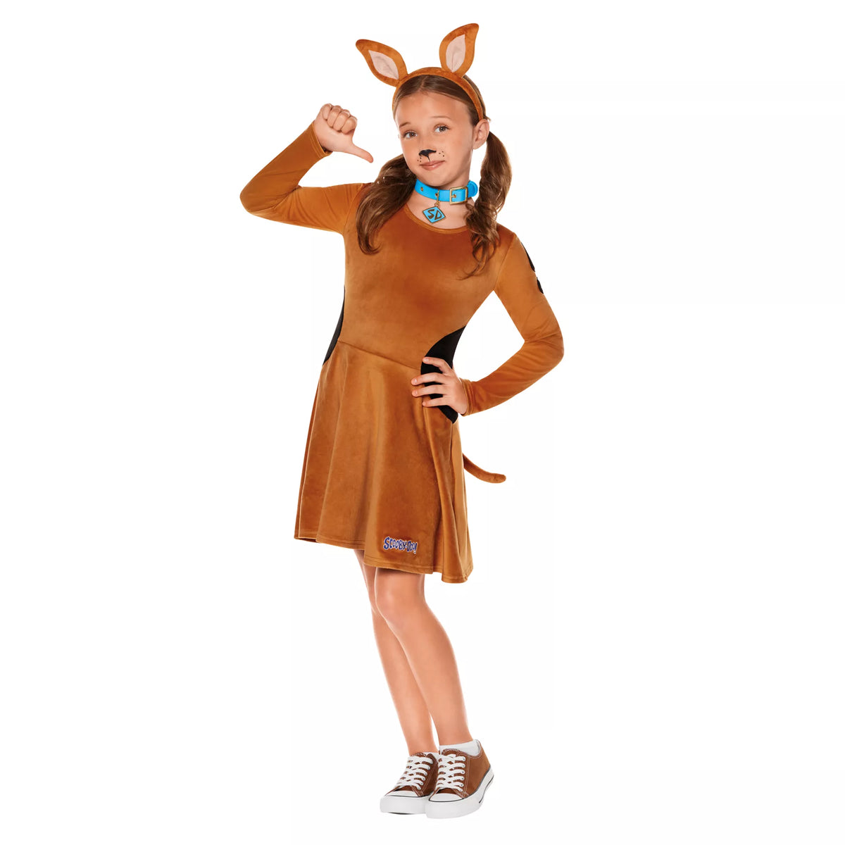 Disfraz con vestido de Scooby-Doo para niña - imagen 1