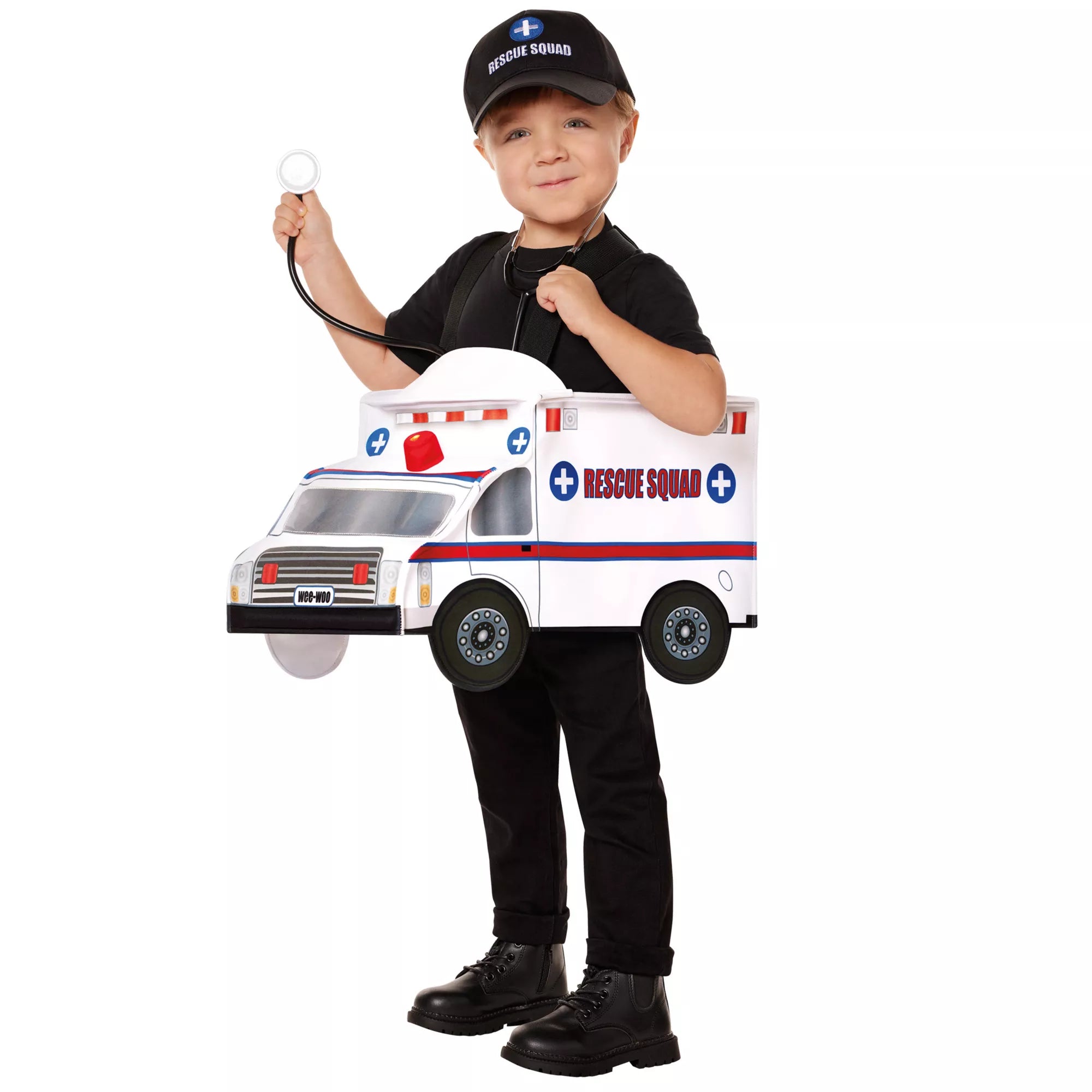Disfraz montable de ambulancia para niño pequeño - imagen 1