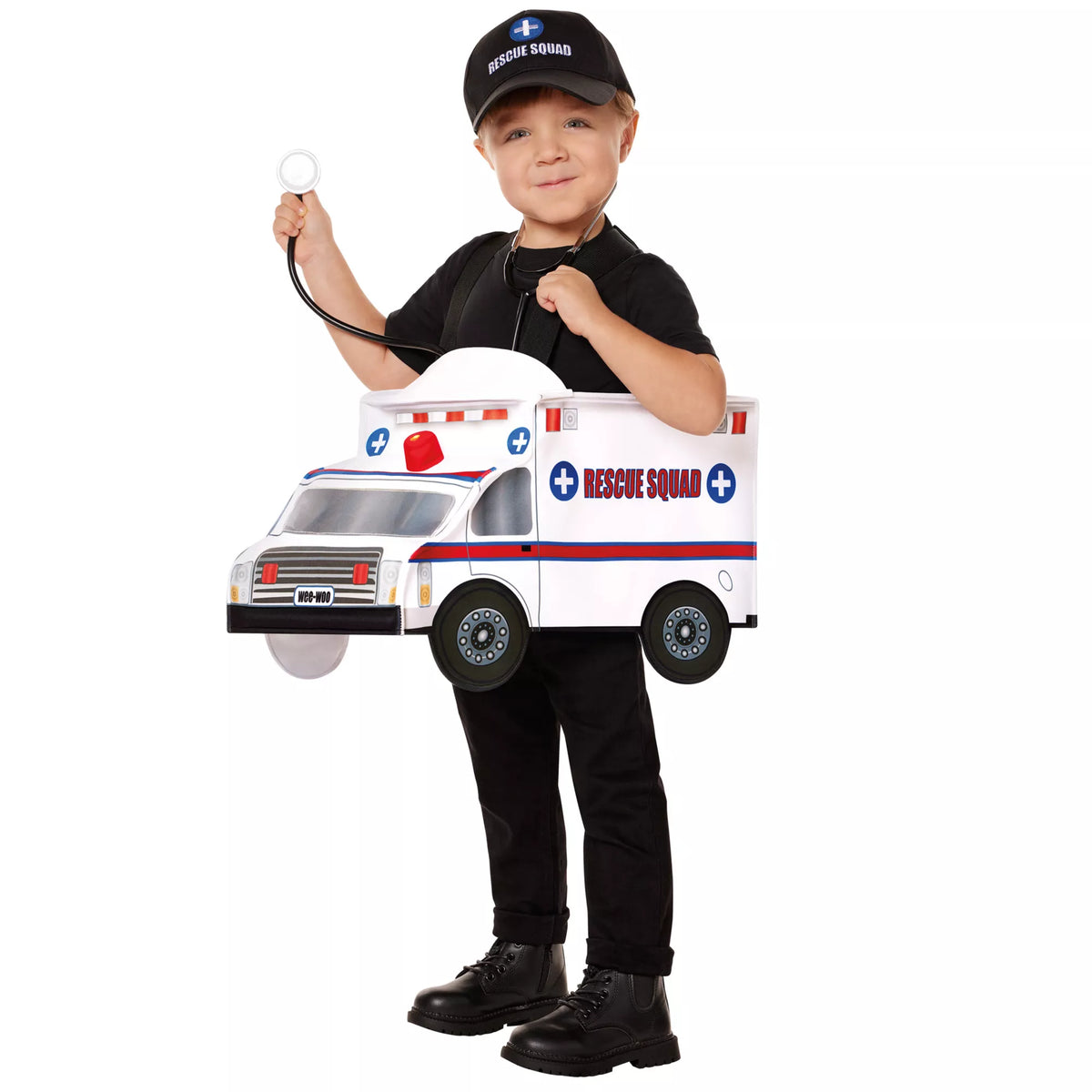 Disfraz montable de ambulancia para niño pequeño - imagen 1