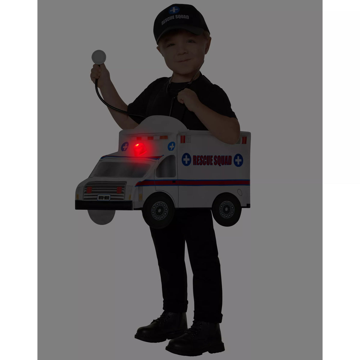 Disfraz montable de ambulancia para niño pequeño - imagen 3