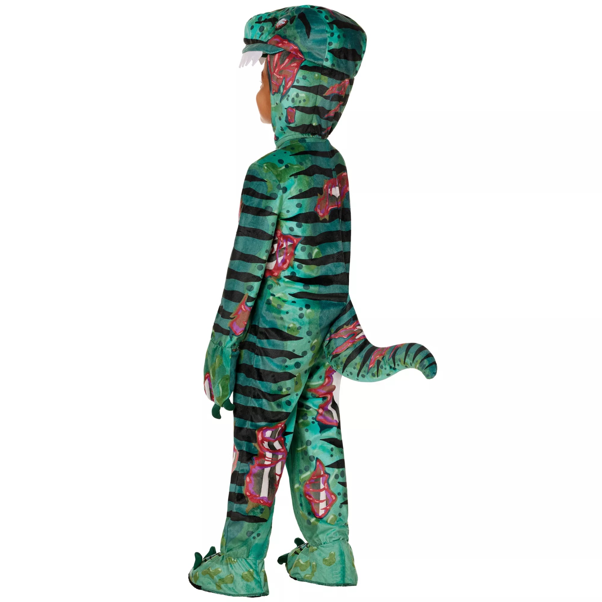 Disfraz de dinosaurio zombi para niña pequeña - imagen 2