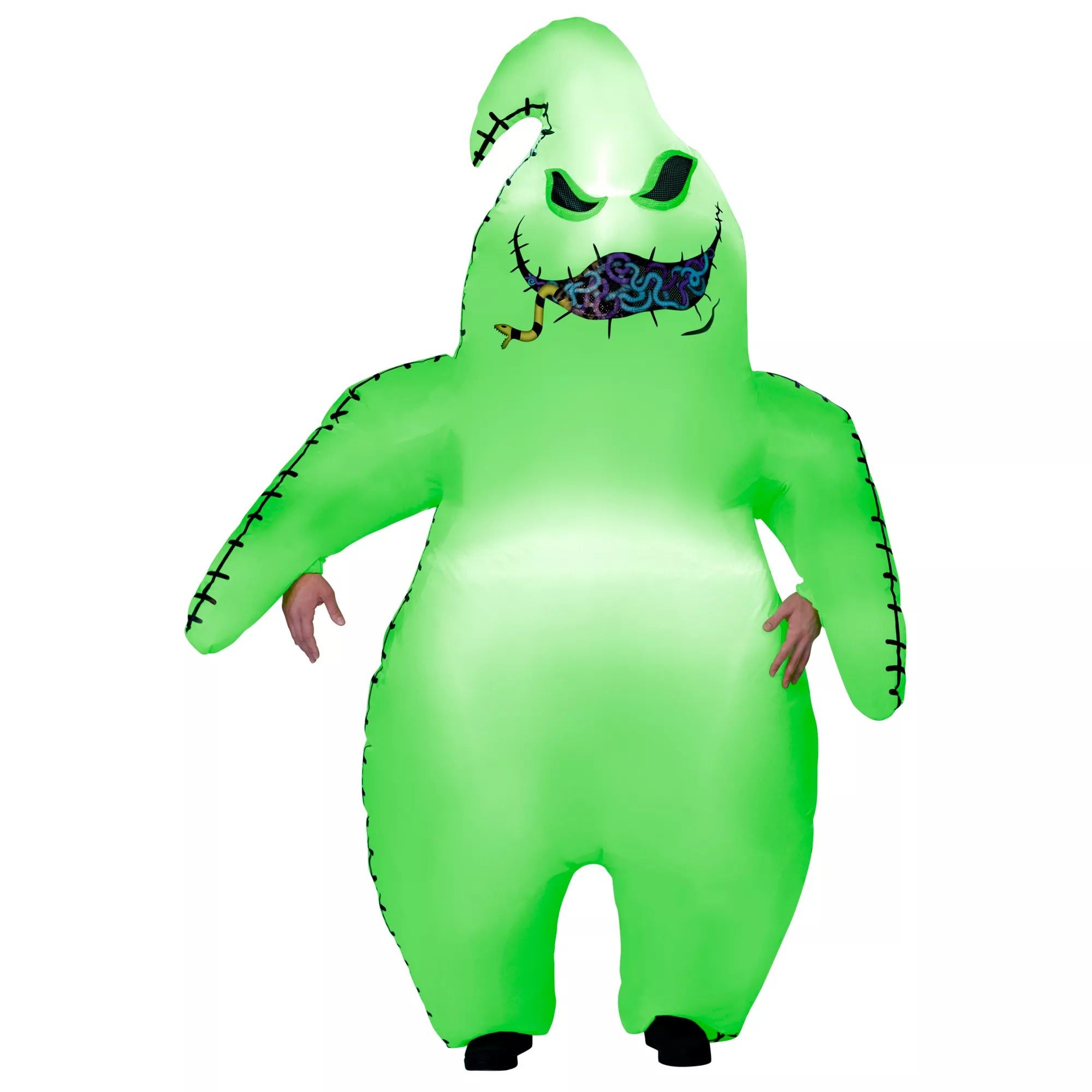Disfraz inflable de Oogie Boogie iluminado para niño – The Nightmare Before Christmas - imagen 1