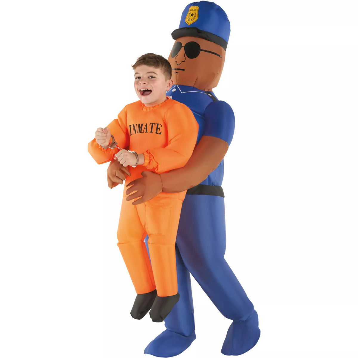 Disfraz inflable de policía y prisionero para niño - imagen 1