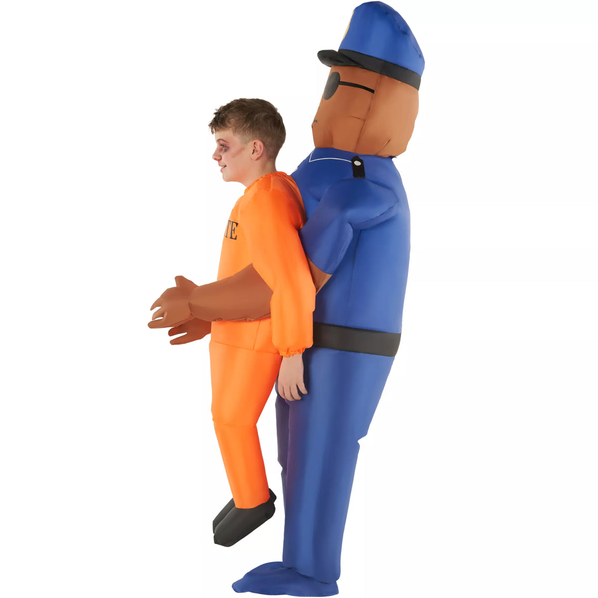 Disfraz inflable de policía y prisionero para niño - imagen 3
