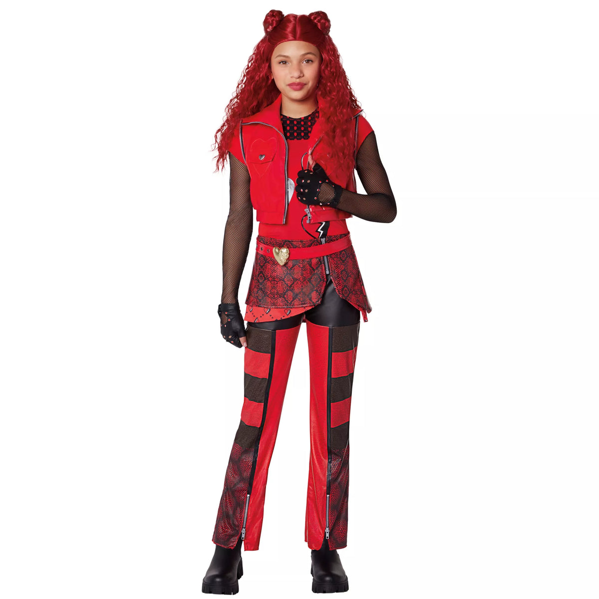 Disfraz con enterizo de Red para niña – Descendants: The Rise of Red - imagen 1