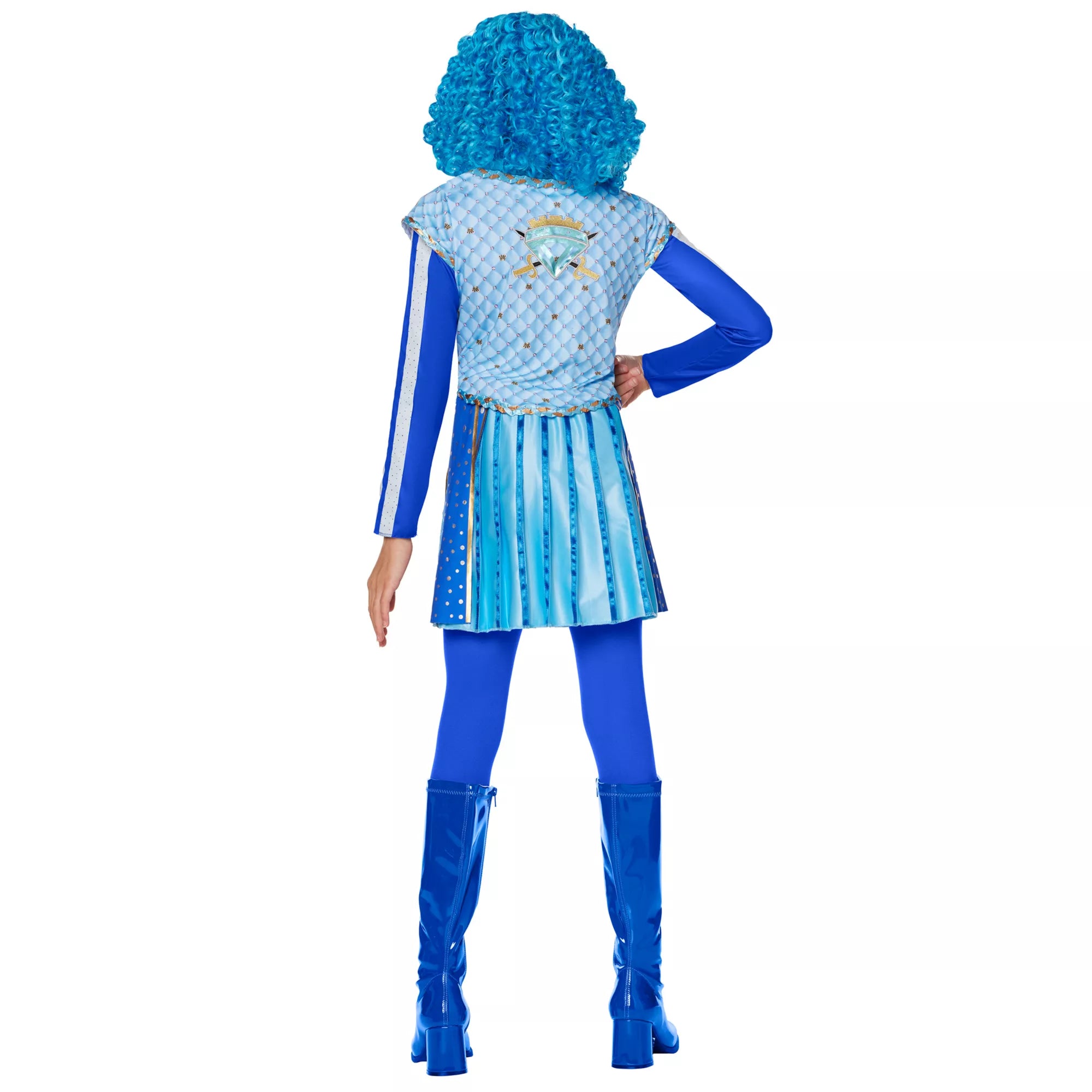 Disfraz con vestido de Chloe para niña – Descendants: The Rise of Red - imagen 2