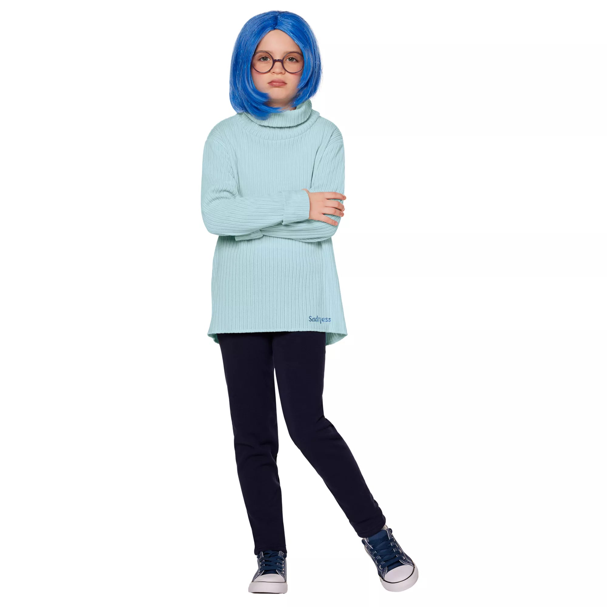 Kit de disfraz de Sadness para niña – Inside Out 2 - imagen 1