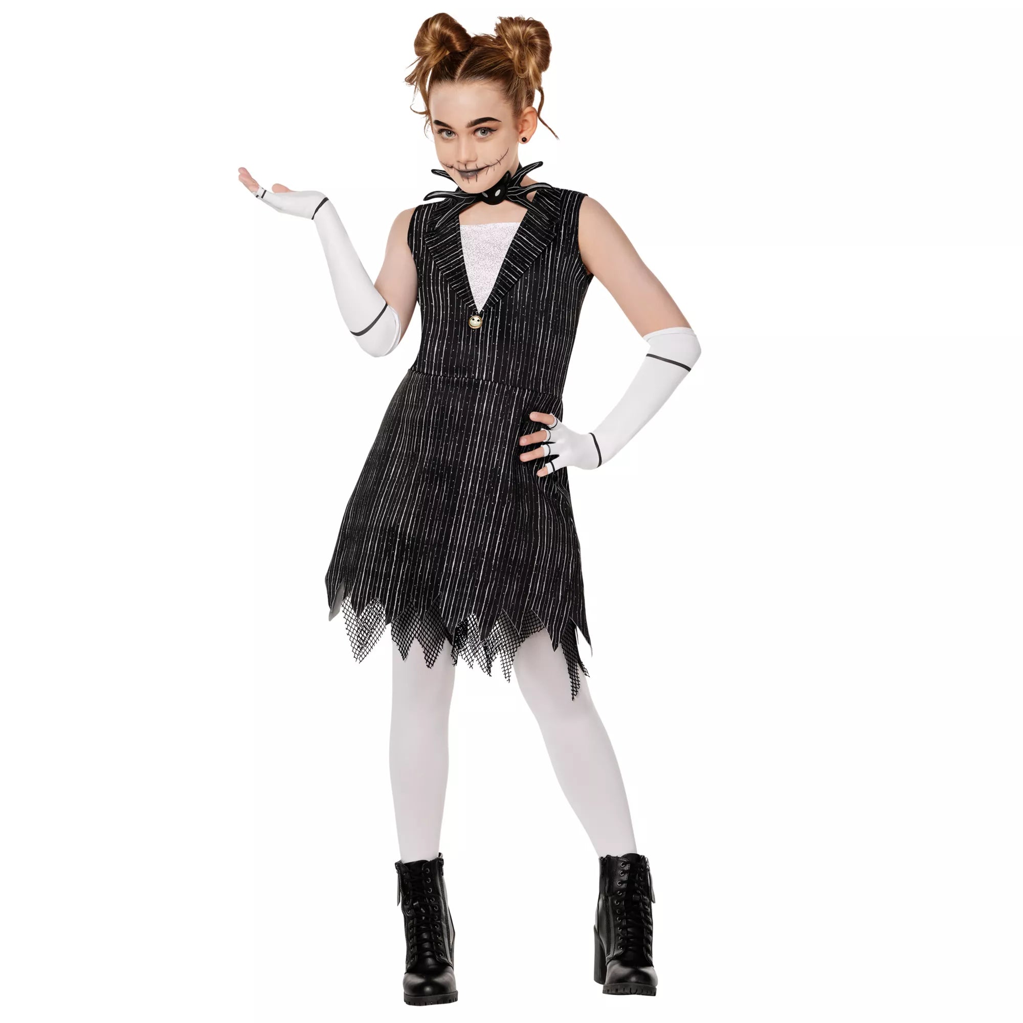 Disfraz con vestido de Jack Skellington para niña – The Nightmare Before Christmas - imagen 1
