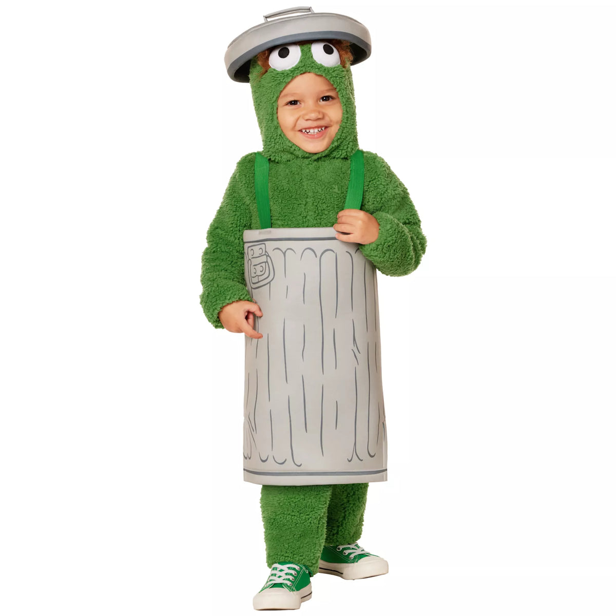 Disfraz de Oscar the Grouch para niña pequeña – Sesame Street - imagen 1