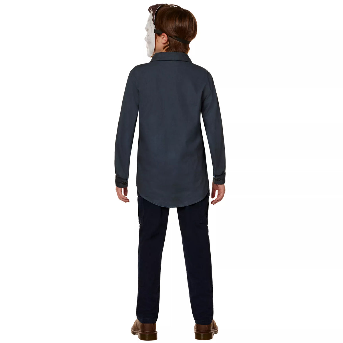 Kit de disfraz de Michael Myers con camisa de trabajo y máscara para niño – Halloween - imagen 2
