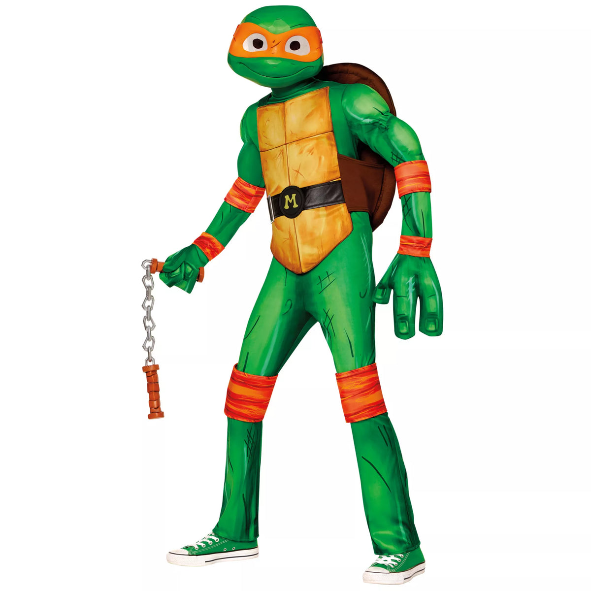 Disfraz deluxe de Michaelangelo para niño – TMNT Mutant Mayhem - imagen 1