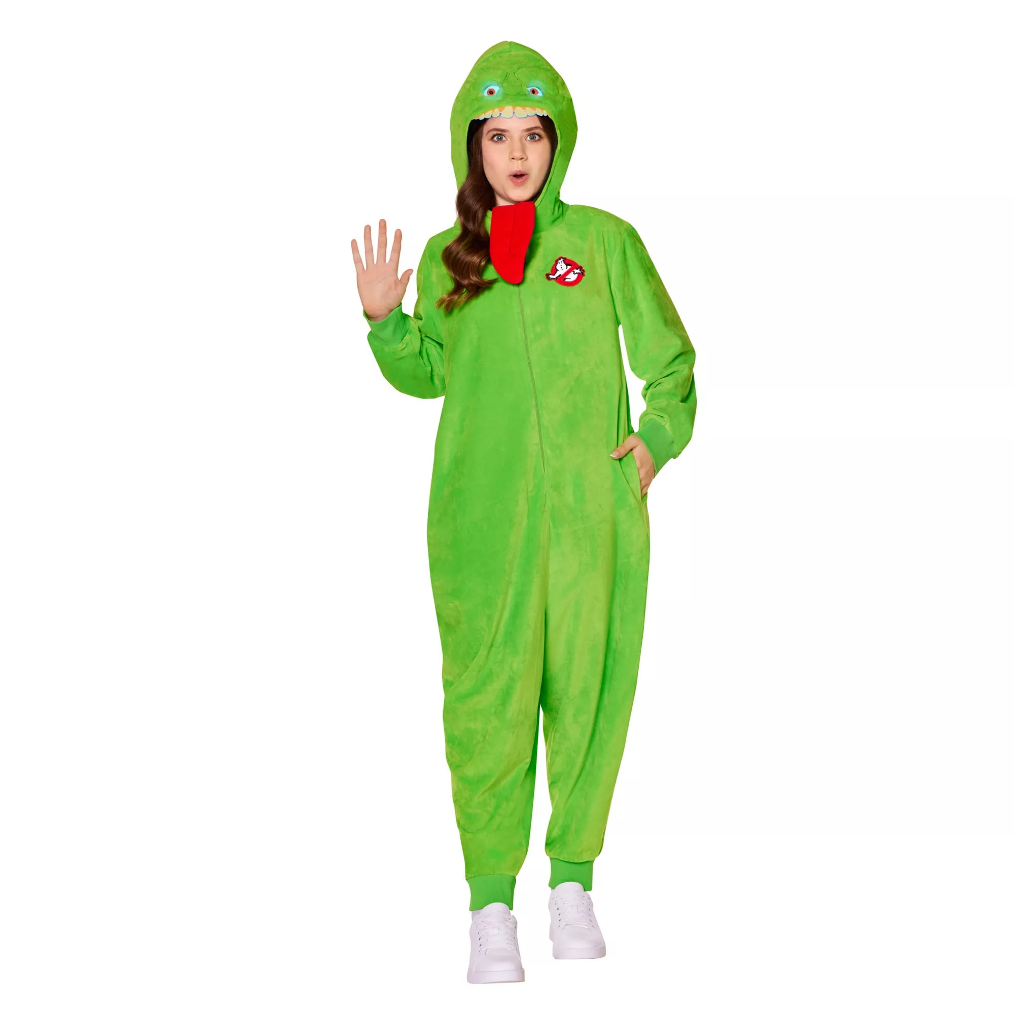 Disfraz con enterizo de Slimer para niña – Ghostbusters - imagen 2