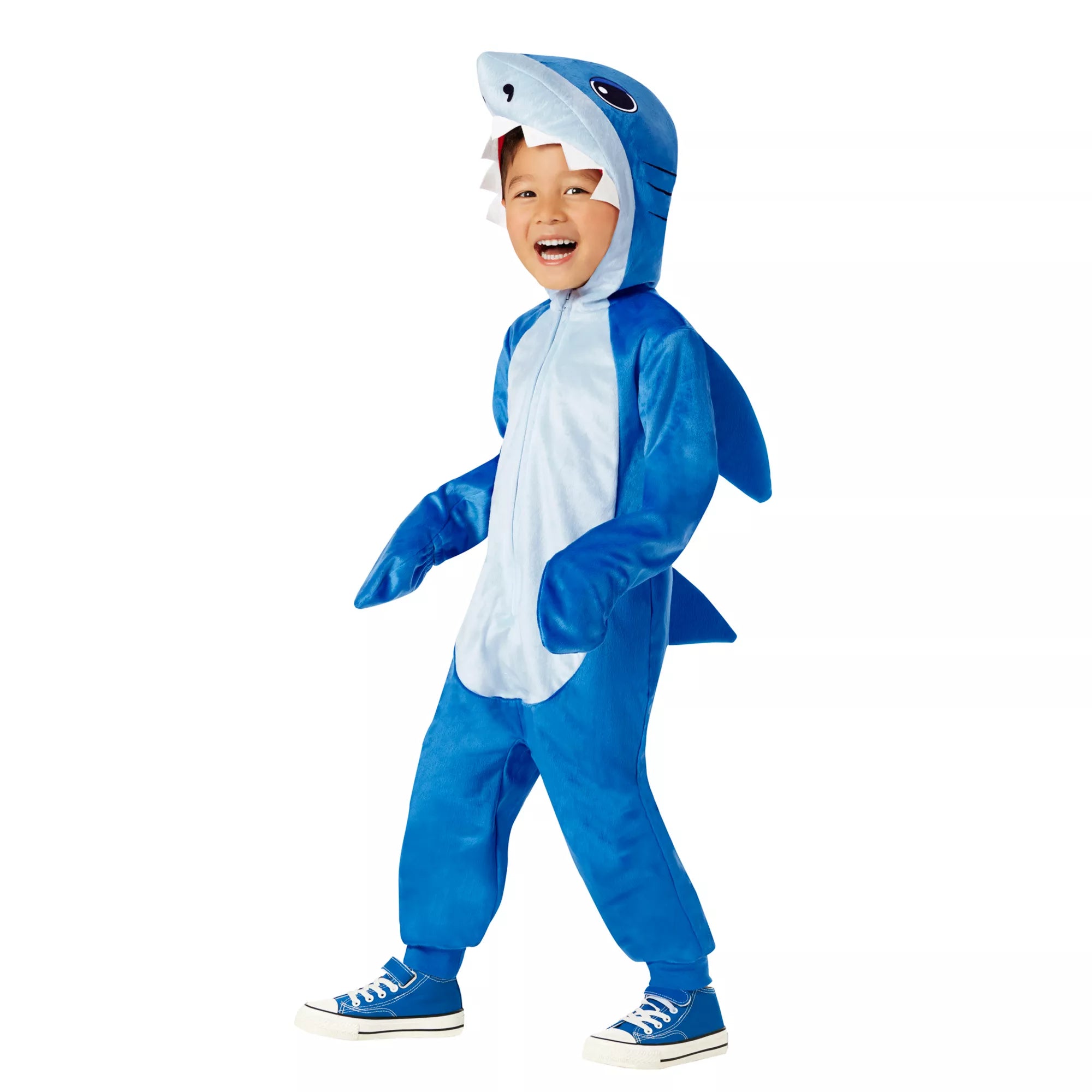 Disfraz con enterizo de tiburón para niño pequeño - imagen 1