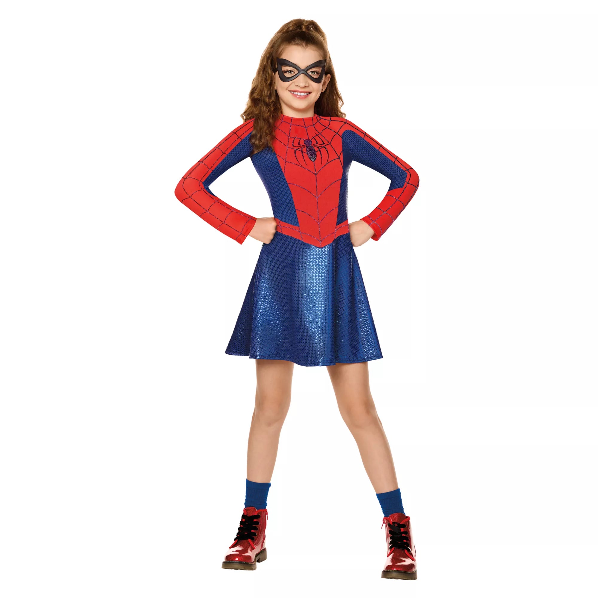 Disfraz con vestido de Spider-Man para niña - imagen 1