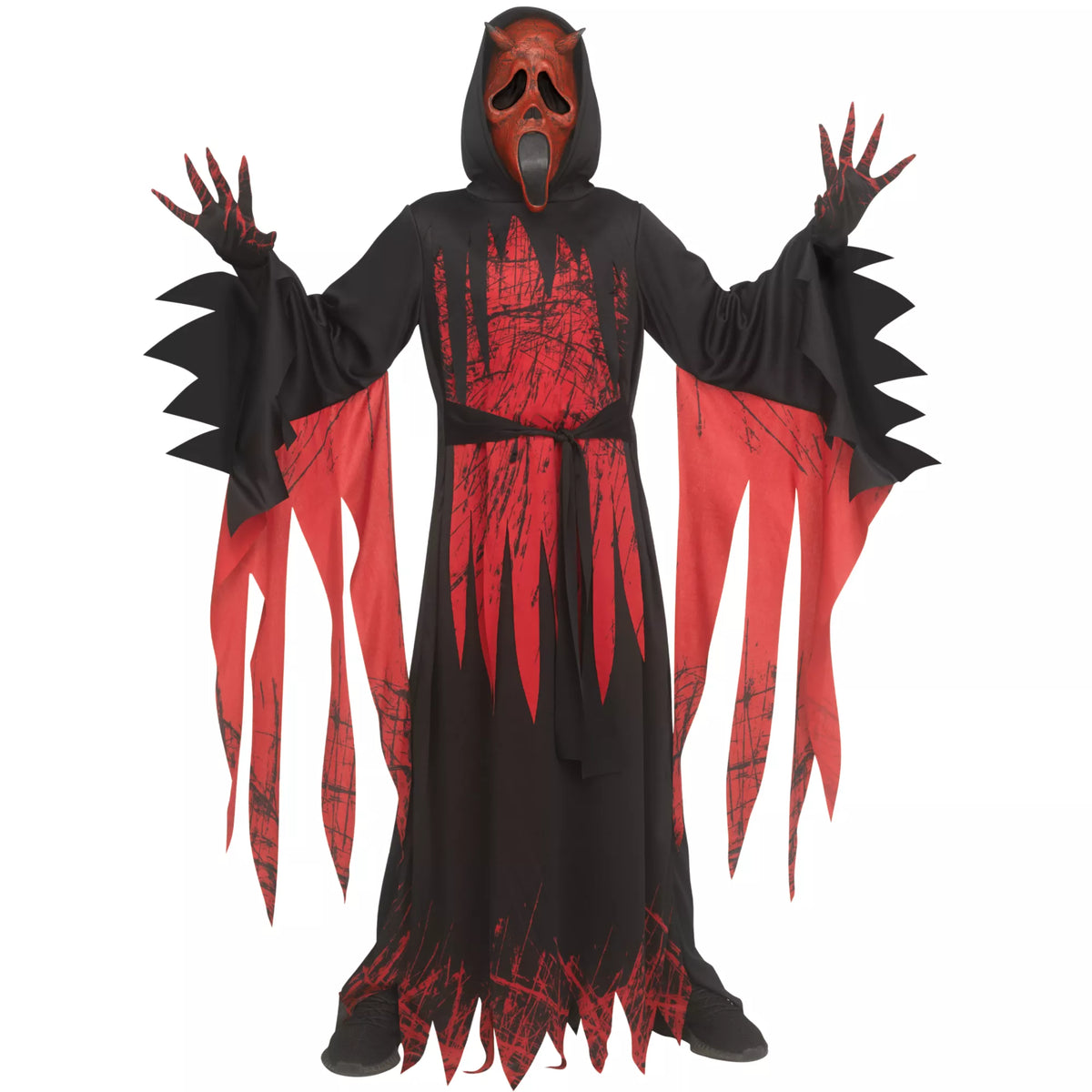 Disfraz de Ghost Face demonio envejecido para niño - imagen 1