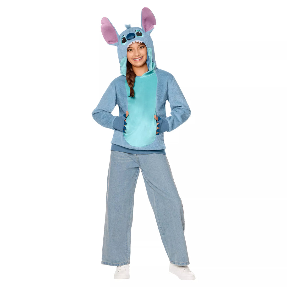 Disfraz de Stitch Hoodie para niña – Lilo & Stitch - imagen 1
