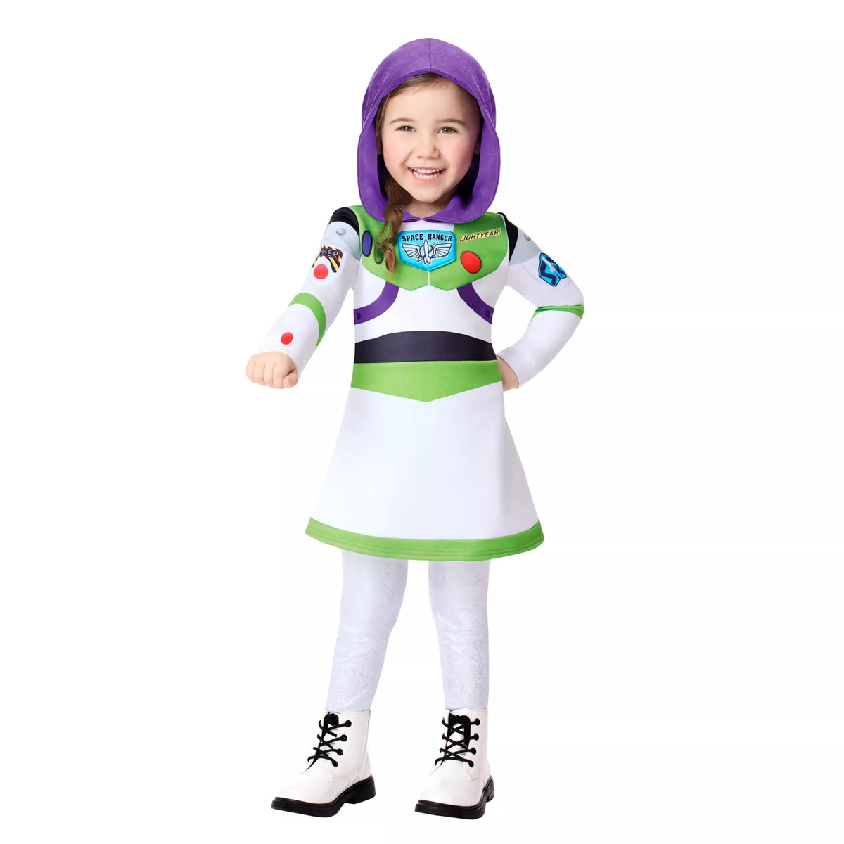 Disfraz con vestido de Buzz Lightyear para niña pequeña – Toy Story - imagen 1