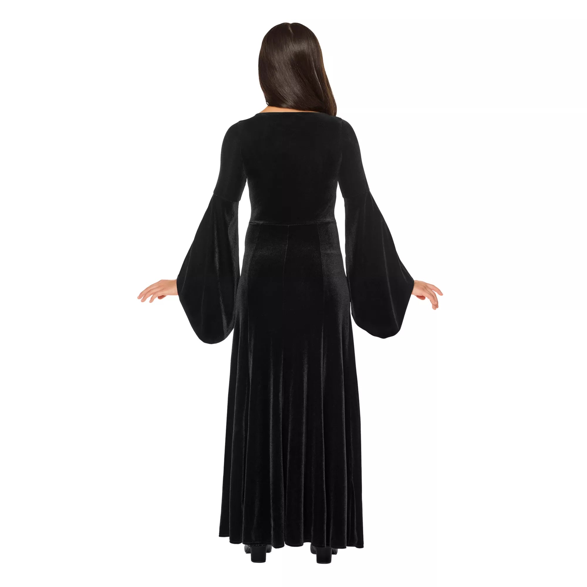 Disfraz con vestido de Morticia Addams para niña – Wednesday - imagen 2