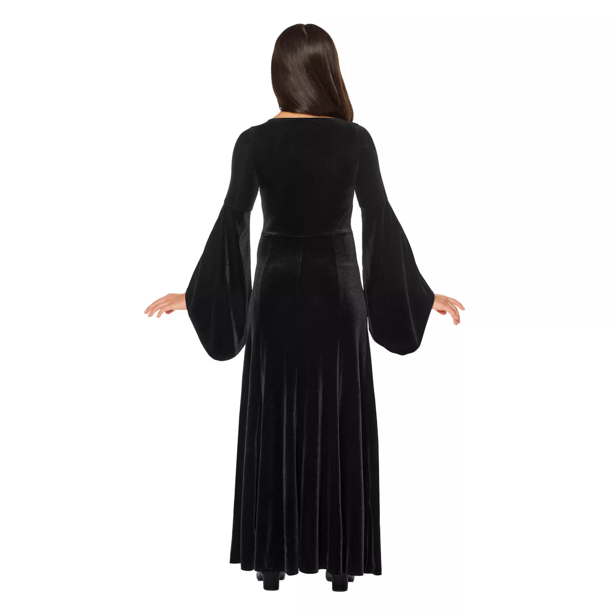 Disfraz con vestido de Morticia Addams para niña – Wednesday - imagen 2