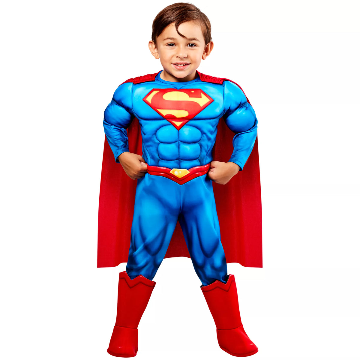 Disfraz musculoso de Superman para niña pequeña – DC Comics - imagen 1