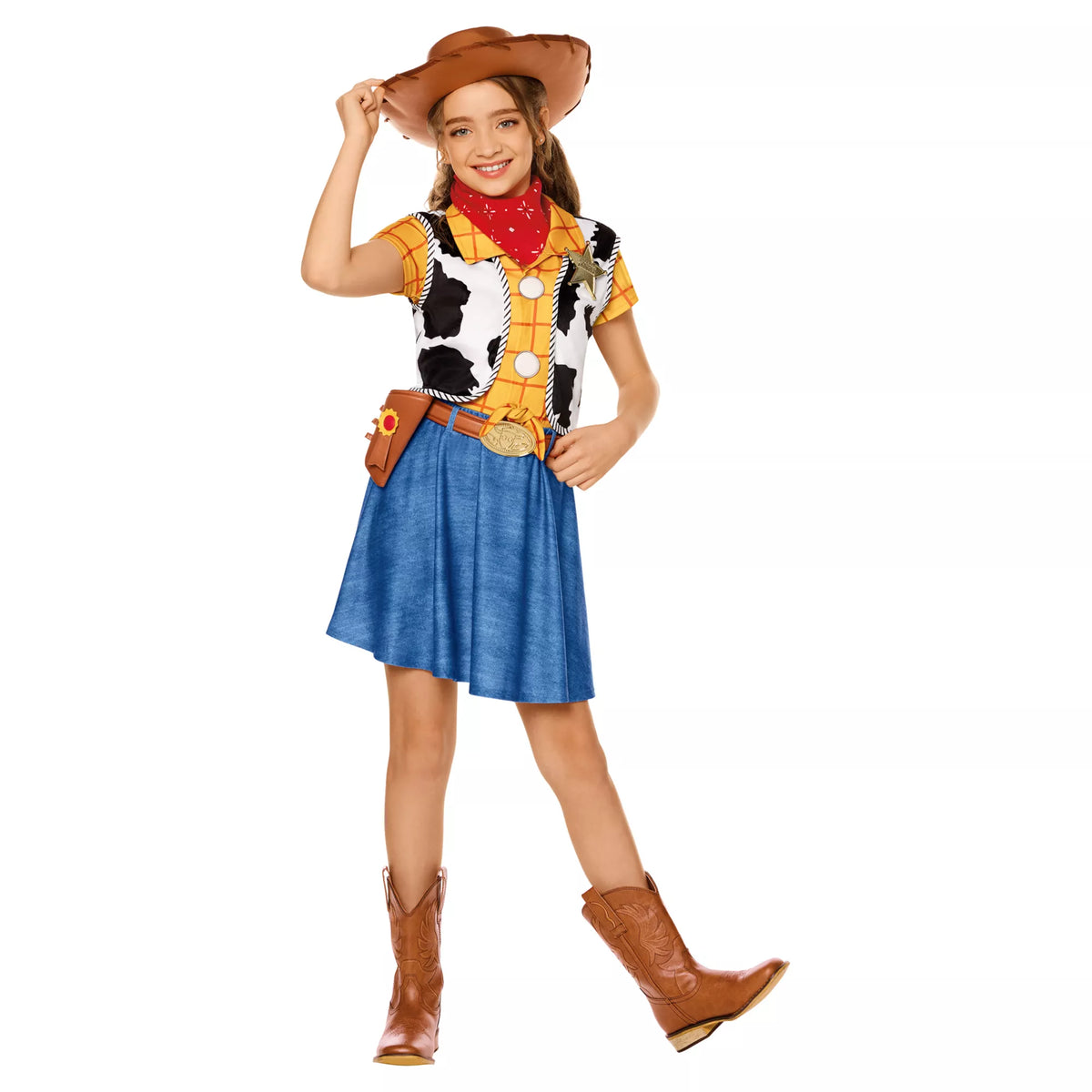 Disfraz con vestido de Woody para niña – Toy Story - imagen 1
