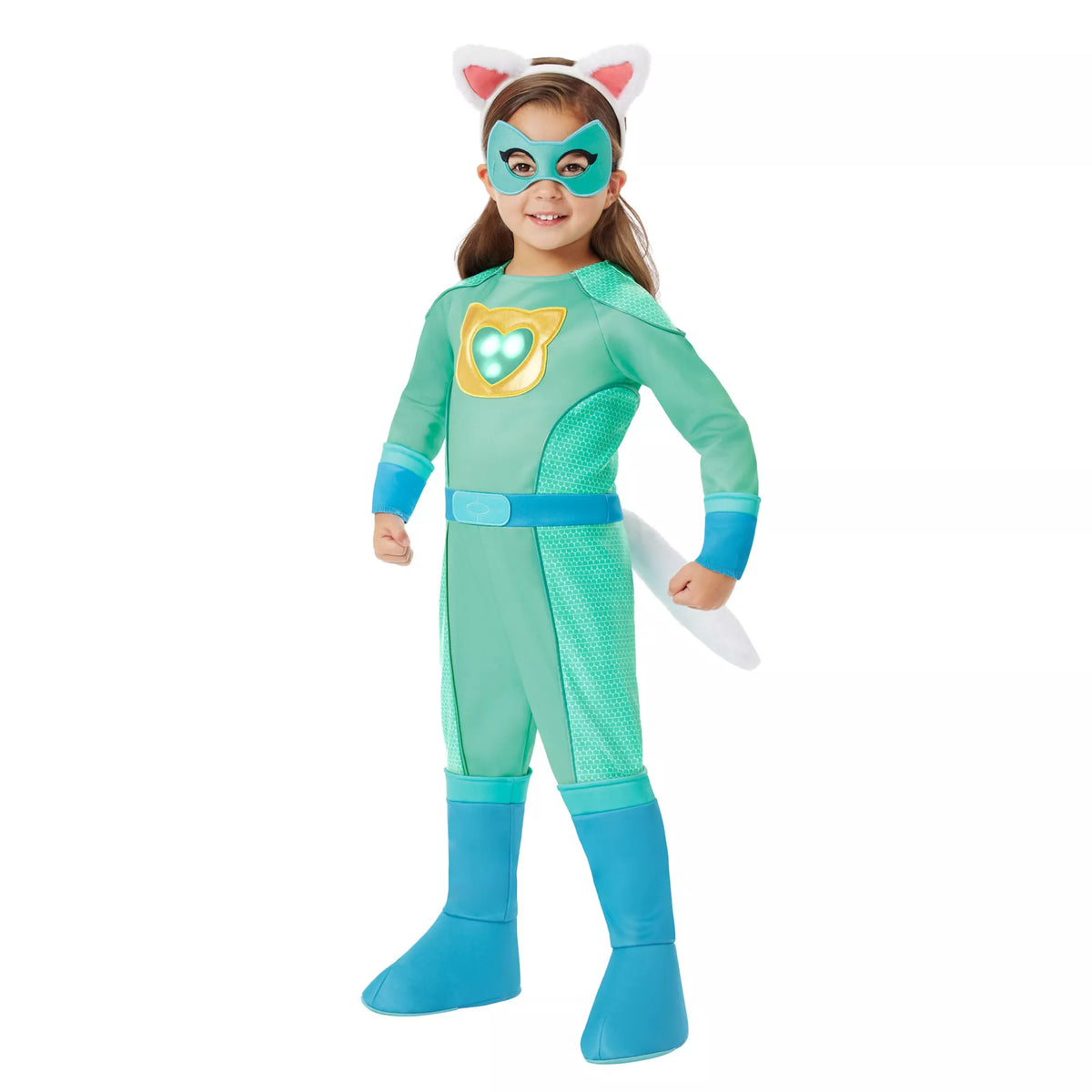 Disfraz de Enterizo de Bitsy con Luces SuperKitties Spirit Halloween