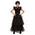 Disfraz deluxe de Wednesday Addams Rave'N Dance para niña - imagen 1