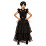 Disfraz deluxe de Wednesday Addams Rave'N Dance para niña - imagen 1