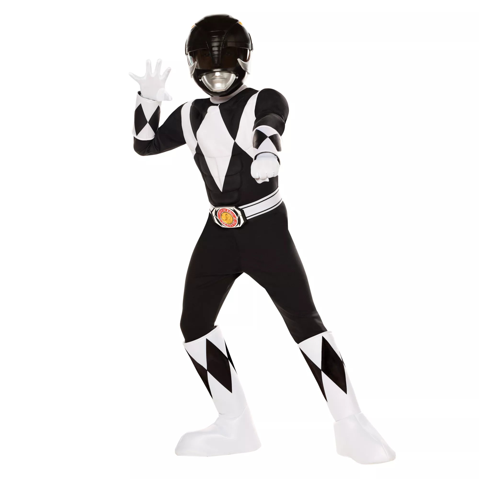 Disfraz del Power Ranger negro para niño – Mighty Morphin Power Rangers - imagen 1