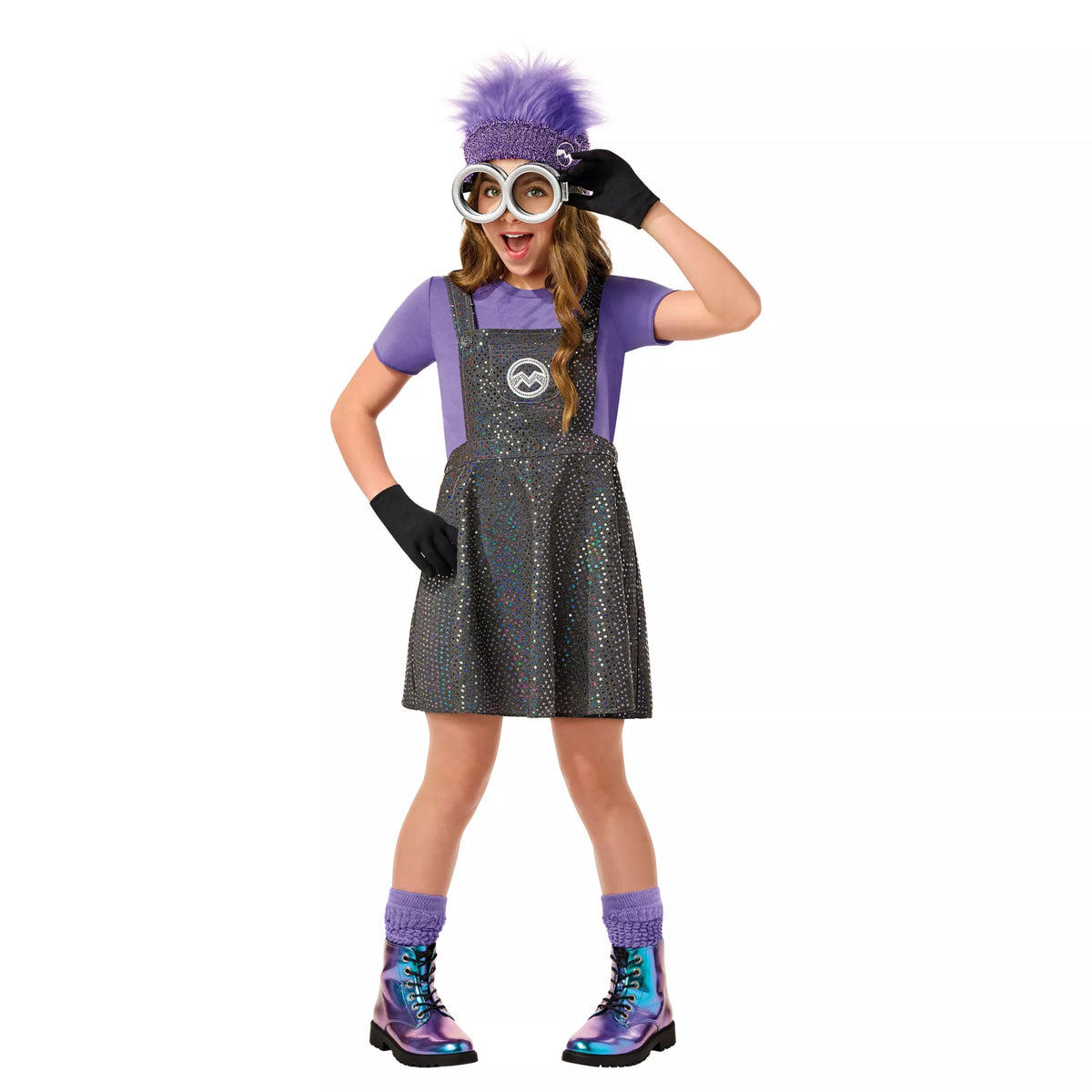 Disfraz con vestido de Evil Kevin para niña – Minions - imagen 1