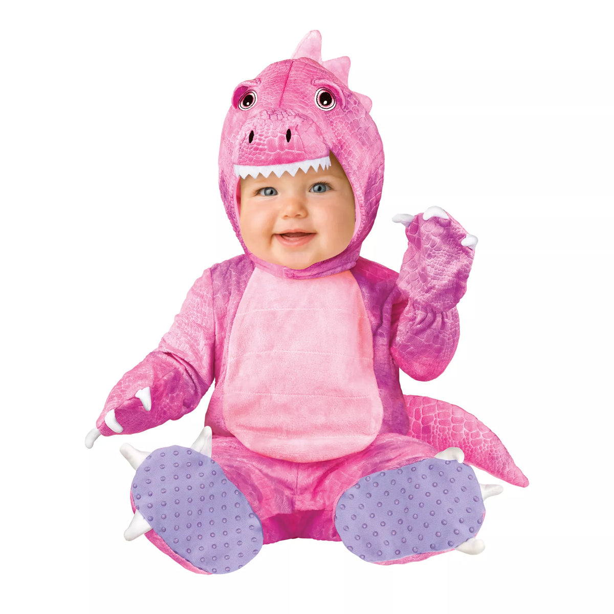 Disfraz con enterizo de dinosaurio adorable para bebé - imagen 1