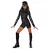 Disfraz con enterizo corto de Catwoman para niña – DC - imagen 1