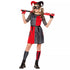 Disfraz con vestido a cuadros de Harley Quinn para niña – DC Villains - imagen 1