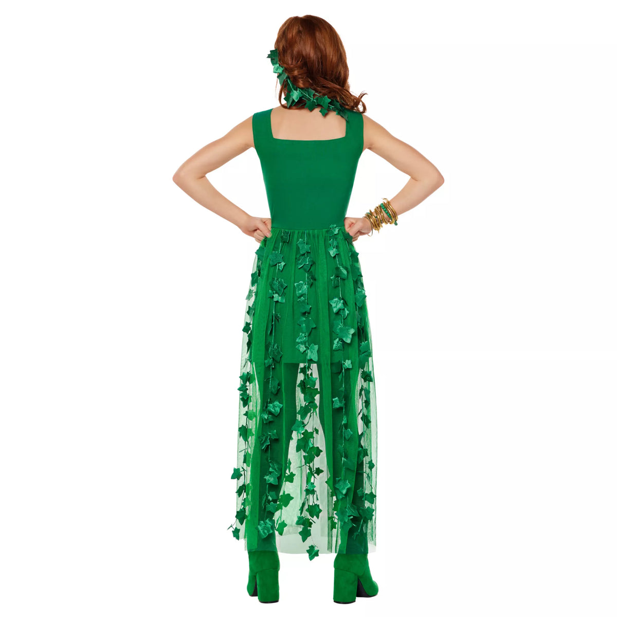 Disfraz con vestido de Poison Ivy para niña – DC Villains - imagen 2