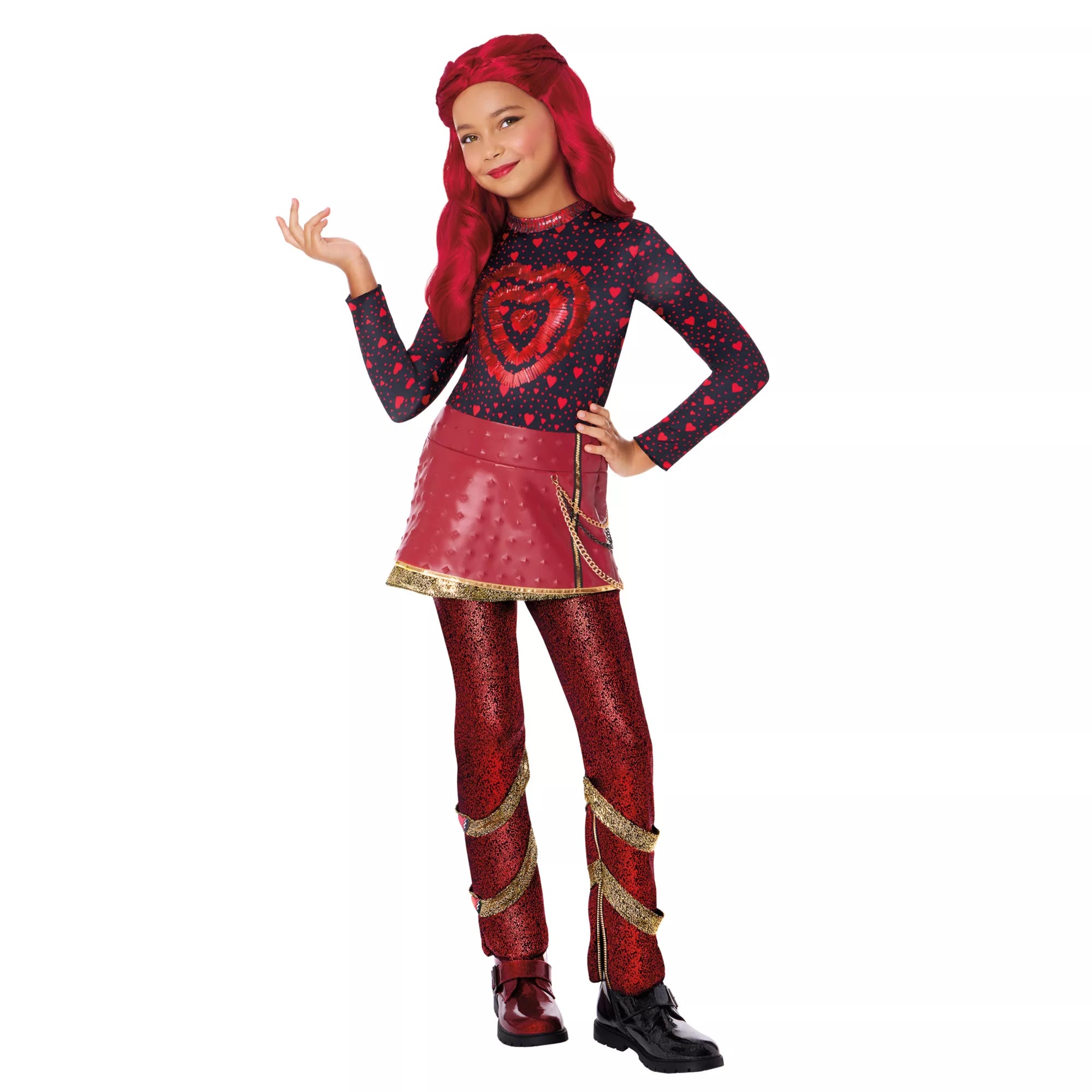Disfraz de Red Auradon Prep para niña – Descendants: Wicked Wonderland - imagen 1