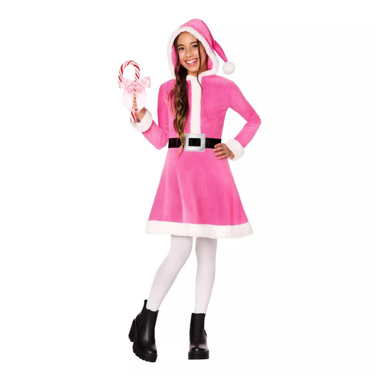 Spirit Halloween Disfraz de Vestido con Capucha de Santa Infantil