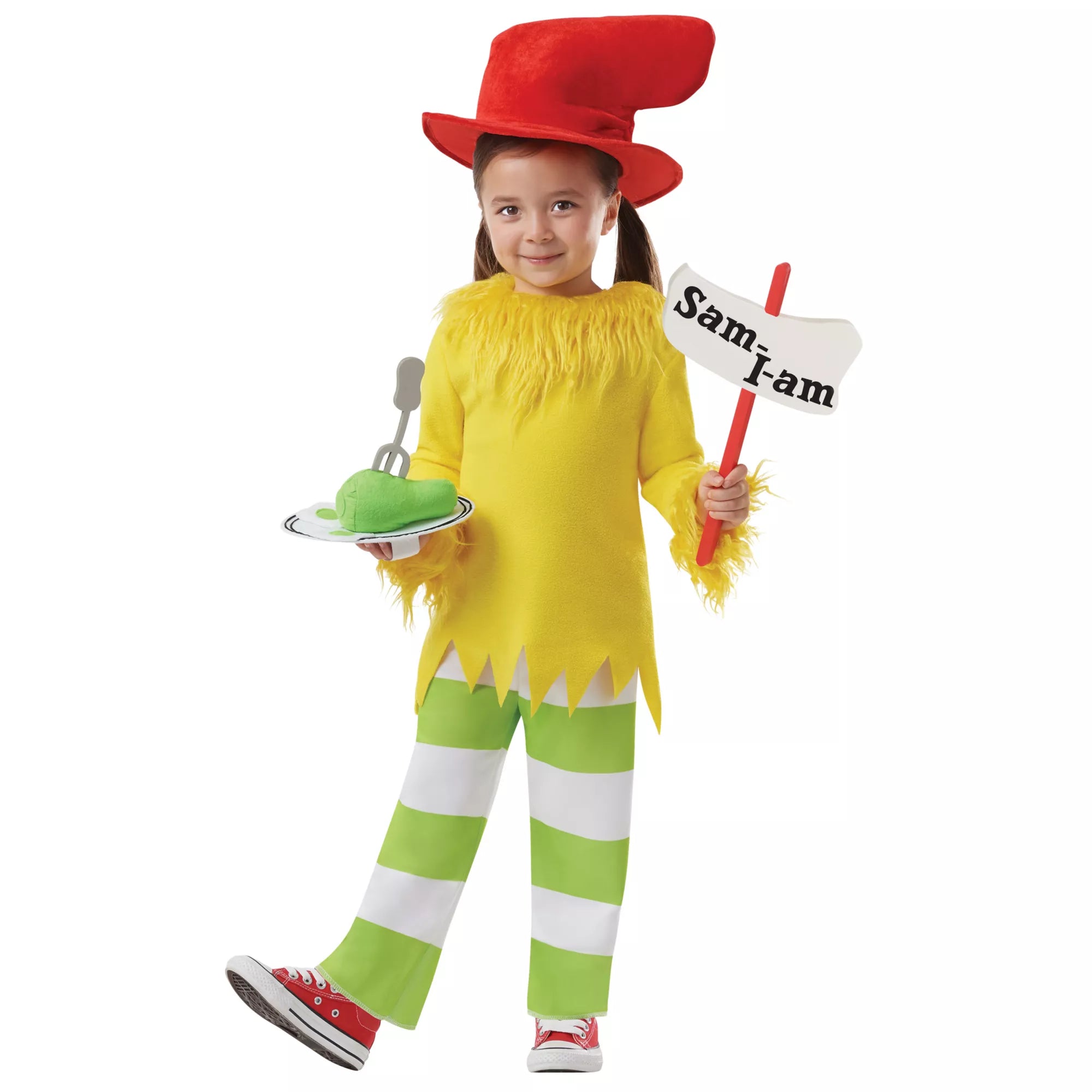 Disfraz de Sam I Am para niña pequeña – Dr. Seuss - imagen 1