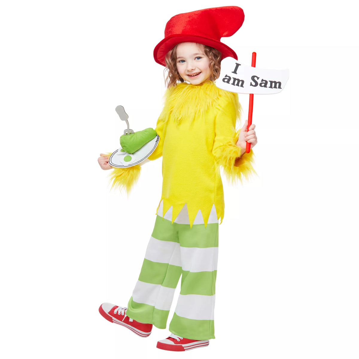 Disfraz de Sam I Am para niña pequeña – Dr. Seuss - imagen 3