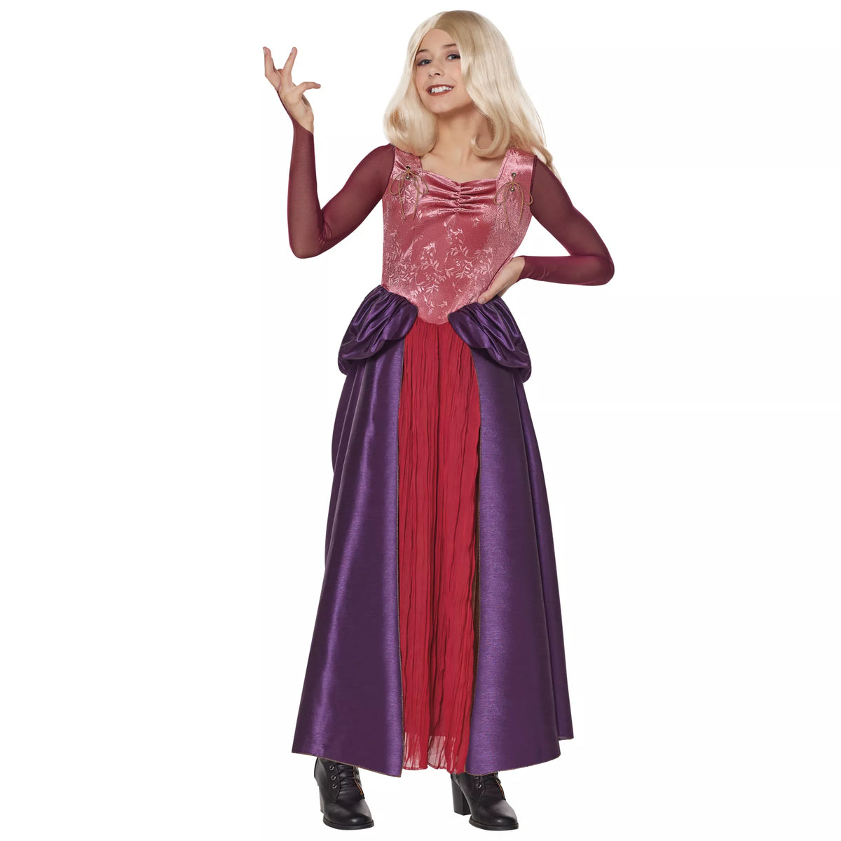 Disfraz con vestido de Sarah Sanderson para niña – Hocus Pocus - imagen 1