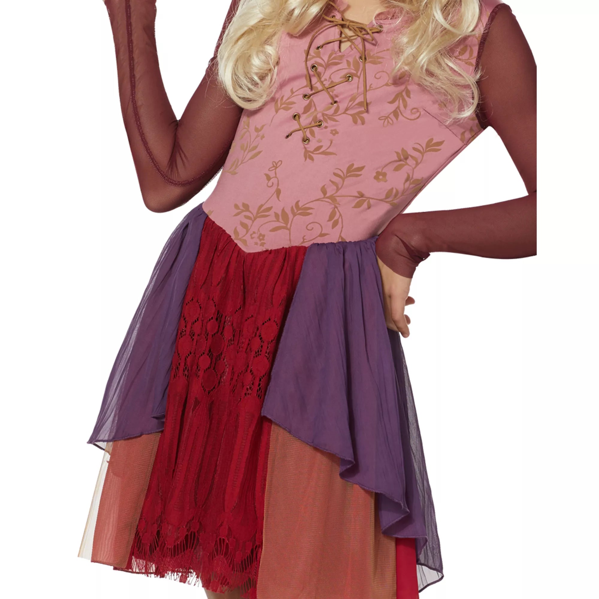 Disfraz con vestido de Sarah Sanderson para niña – Hocus Pocus - imagen 2