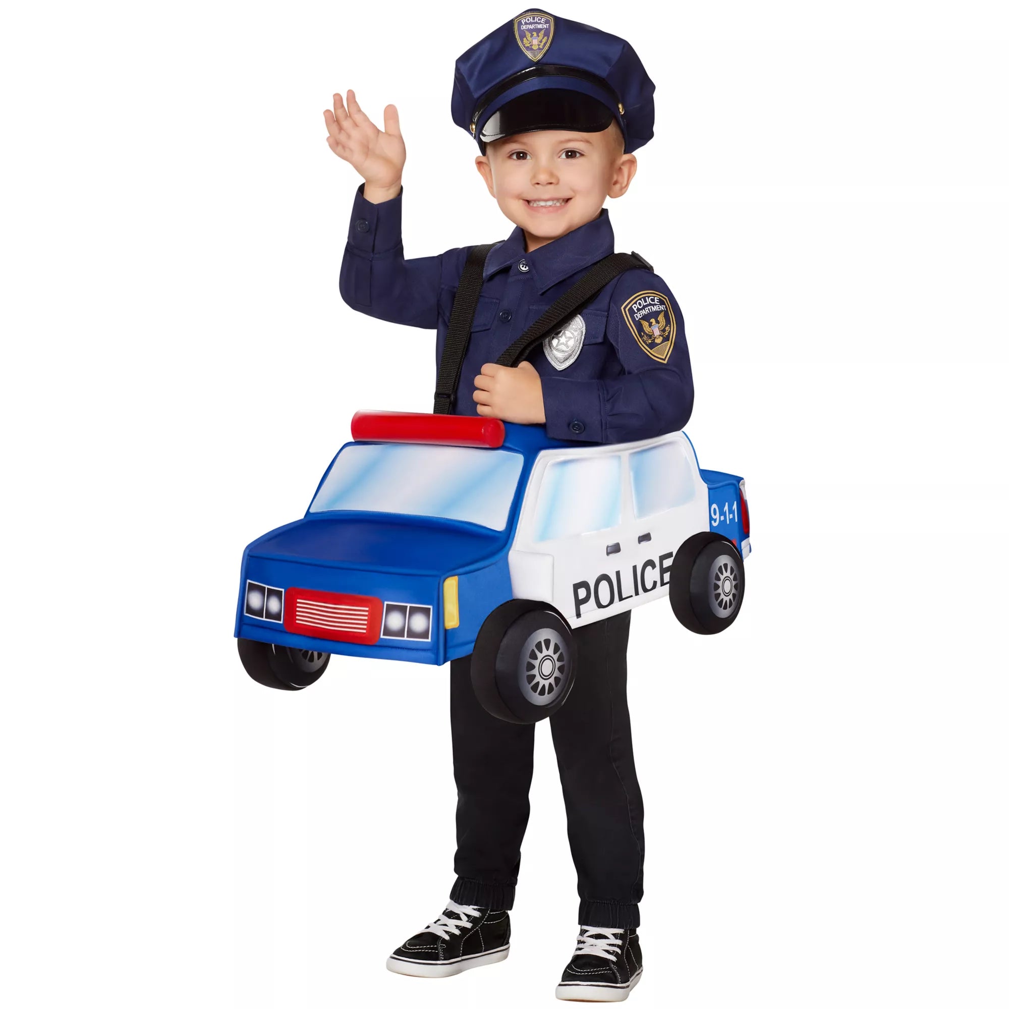 Disfraz montable de policía con sonido para niño pequeño - imagen 1