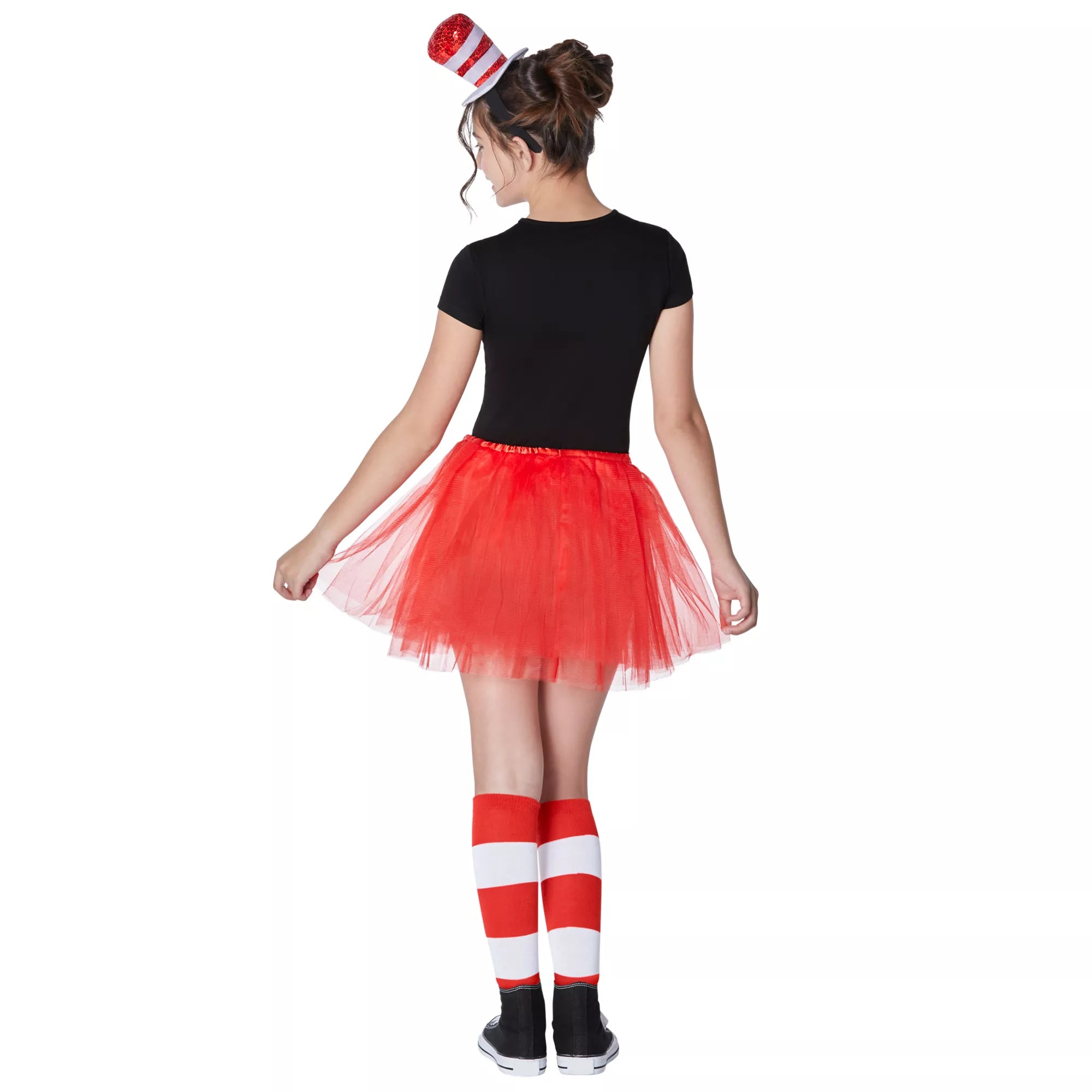 Kit de disfraz de Cat in the Hat para niña – Dr. Seuss - imagen 2