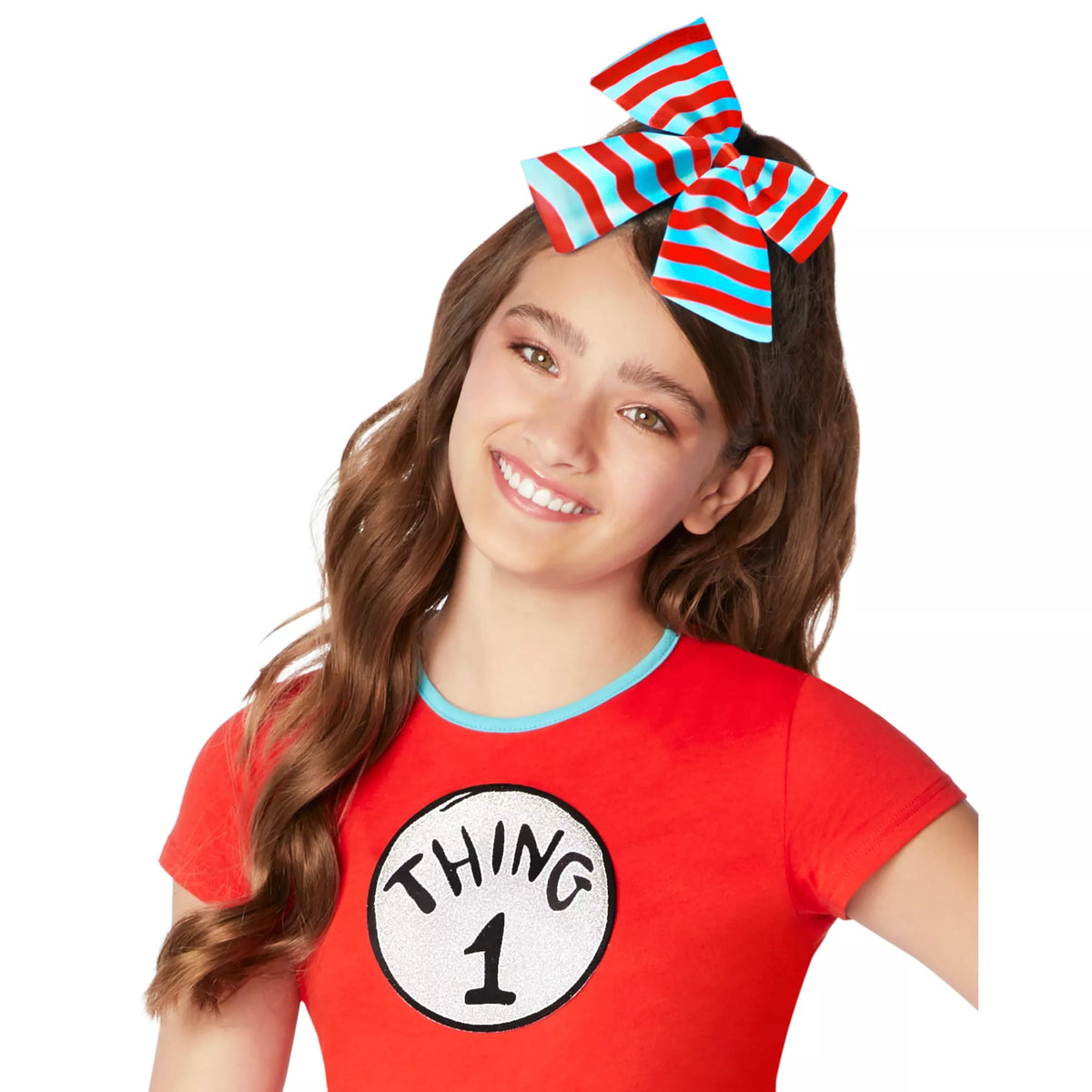 Kit de disfraz de Thing 1 and Thing 2 para niña – Dr. Seuss - imagen 4