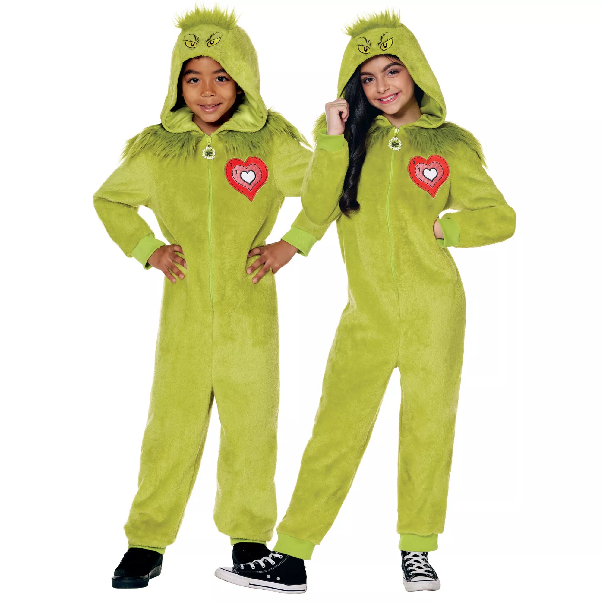 Disfraz con enterizo de The Grinch para niña – Dr. Seuss - imagen 1