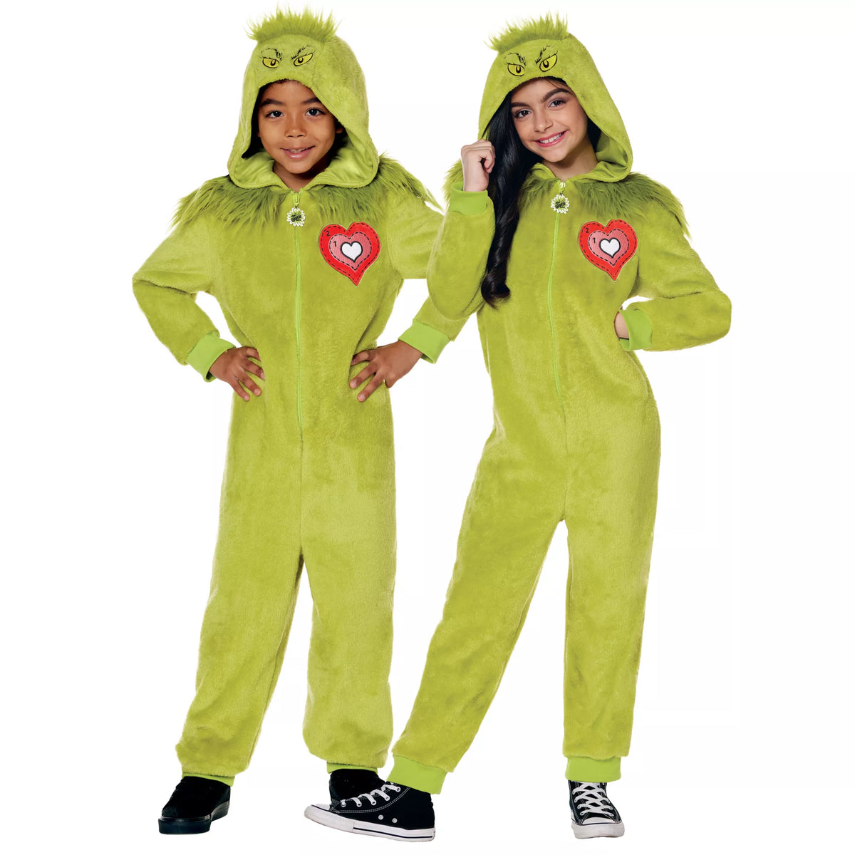 Disfraz con enterizo de The Grinch para niña – Dr. Seuss - imagen 1