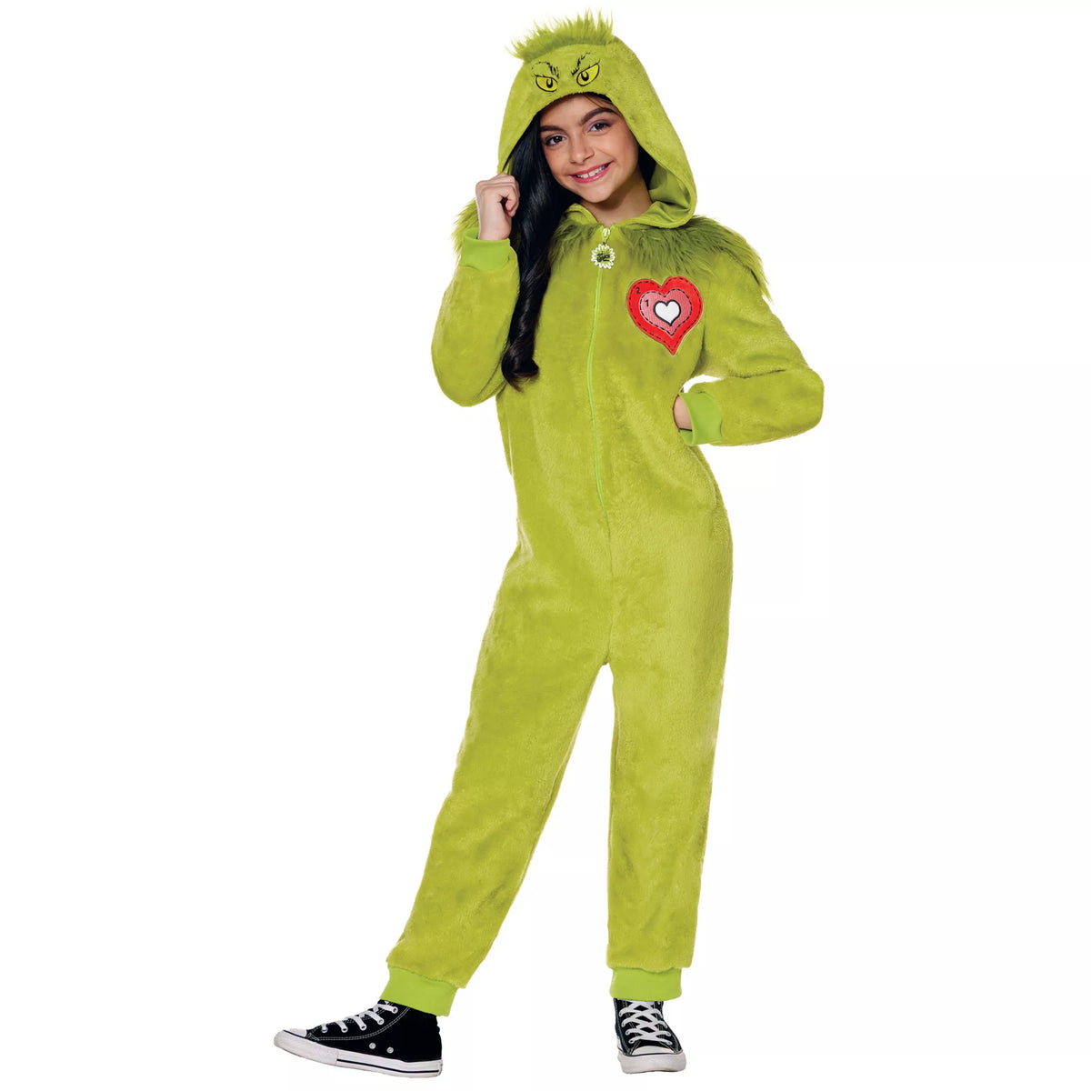 Disfraz con enterizo de The Grinch para niña – Dr. Seuss - imagen 3